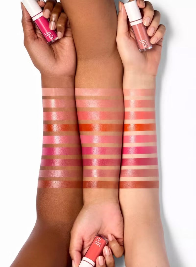 elf Camo Liquid Blush – Long-Lasting High-Pigment Liquid Blush for Soft, Dewy Finish (Peach Perfect) - Image 4